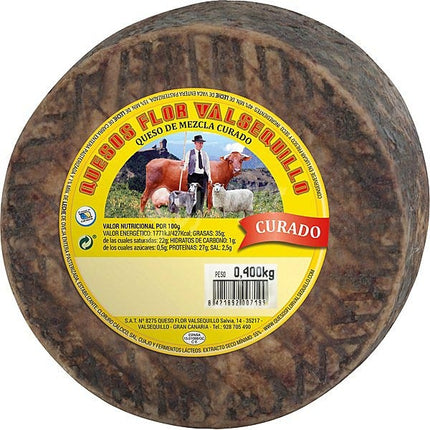 QUESO CURADO MEZCLA VALSEQUILLO 400GR
