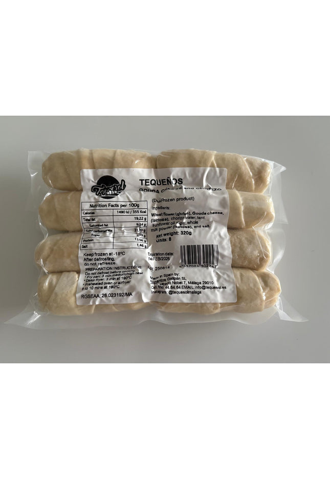 TEQUEÑOS FRESH WHITE CHEESE 8 UNI