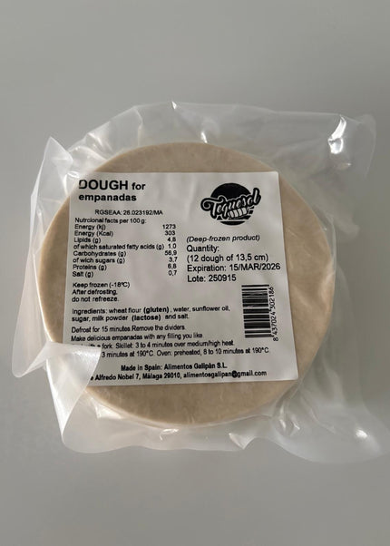WHEAT FLOUR DOUGH EMPANADAS 13.5 CM